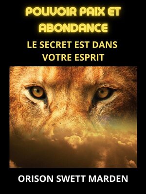 cover image of Pouvoir paix et abondance (Traduit)